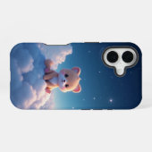 星空の雲の仔犬iPhoneケース iPhone 16ケース (裏面横)