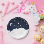 星空の雲の天の輝き ペーパープレート (パーティー)