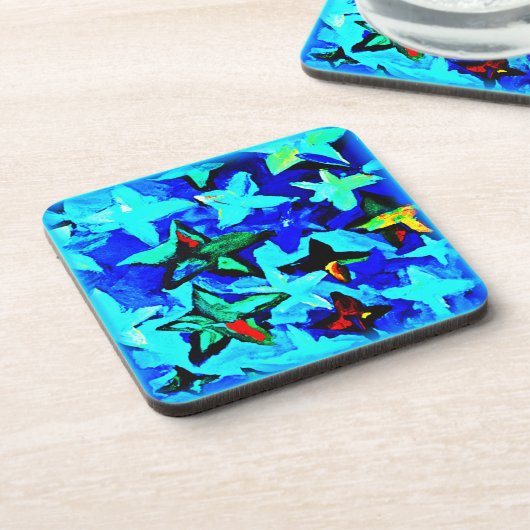 星空の青。買今 コースター (左側)