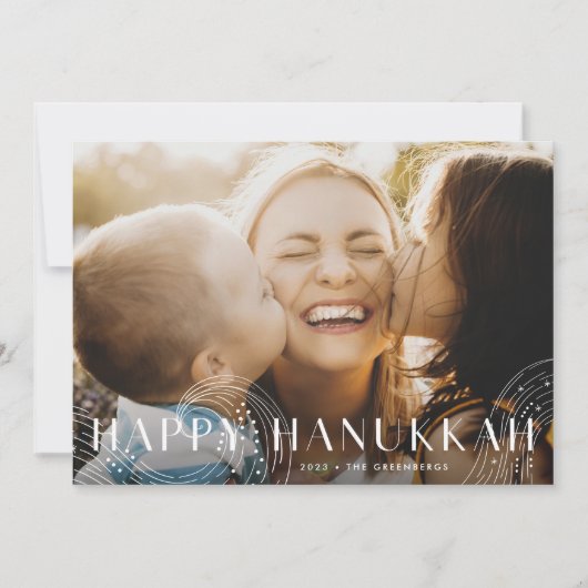 星空の願い |ハヌカエレガントー写真 シーズンカード (正面)