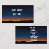 星空の風景 名刺 (正面/裏面)