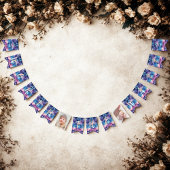 星空の養子縁組ベビーシャワー写真 バンティングフラッグ