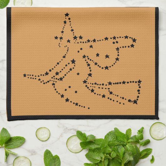 星空の魔女 キッチンタオル (折り畳み)