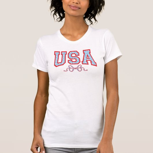 星空のUSA | コケット大学  Tシャツ (正面)