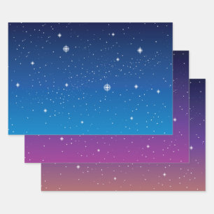 星空アットトワイライト ラッピングペーパーシート
