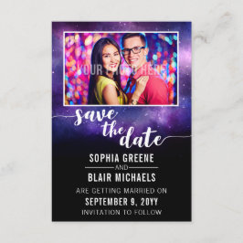 星空ウェディング 書きつけられた星 保存日 招待状