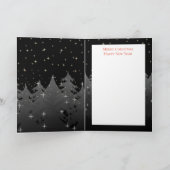 星空クリスマスイブツリーズシルバー金ゴールド シーズンカード (内部)