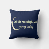 "星空クレセントムーン装飾用クッションコージー クッション (裏面)