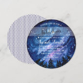 星空シャワーパーティ 招待状 (正面/裏面)