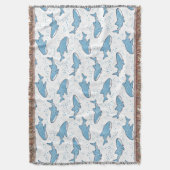 星空ジンベエザメ スローブランケット (正面縦)