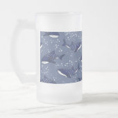 星空ジンベエザメ(黒) フロストグラスビールジョッキ (左)