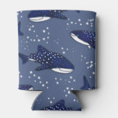 星空ジンベエザメ（黒） 缶クーラー (裏面)