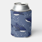 星空ジンベエザメ（黒） 缶クーラー (缶裏面)