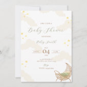 星空ナイトベビーシャワー招待状 招待状 (正面)