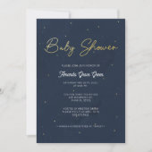 星空ナイトベビーシャワー招待状 招待状 (正面)