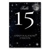 星空ナイトムーンテーブルカード テーブルナンバー (裏面)