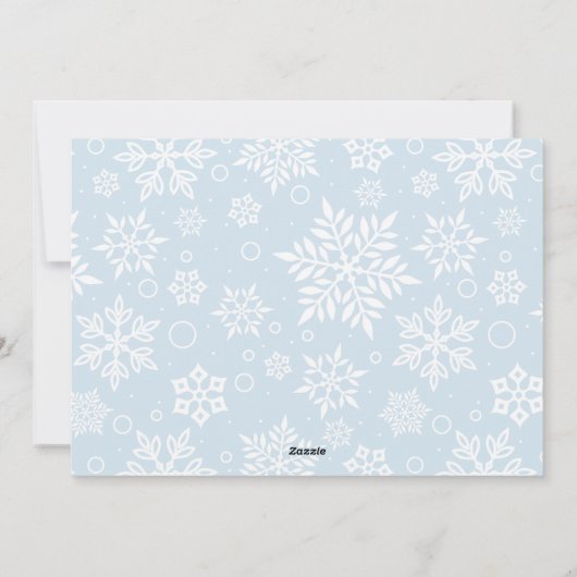 星空フォトブース | Hanukkahフォトコラージュカード シーズンカード (裏面)