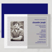 星空フレーム バー・ミツヴァ(特大)招待状 招待状 (正面/裏面)