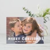 星空メリークリスマスフォトカード シーズンカード (スタンド正面)