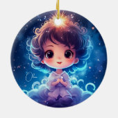 星空リトルプリンセスナイトタイムパーソナライガーリーズ セラミックオーナメント (裏面)