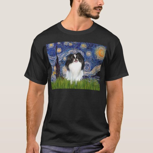 星空日本の夜 – Chin 3 Tシャツ (正面)