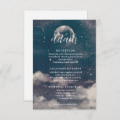 星空月光婚礼信封卡 エンクロージャーカード (正面/裏面)