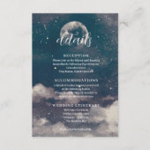 星空月光婚礼信封卡 エンクロージャーカード (正面)