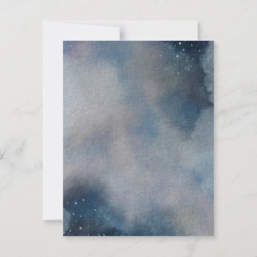 星空月夜のモノグラム・セーブ・ザ・デート セーブザデート (裏面)