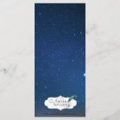 星空結婚のメニュー メニュー (裏面)