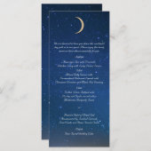 星空結婚のメニュー メニュー (正面/裏面)