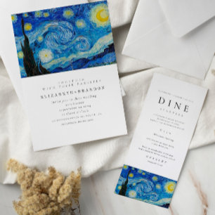 星空結婚のメニュー メニュー