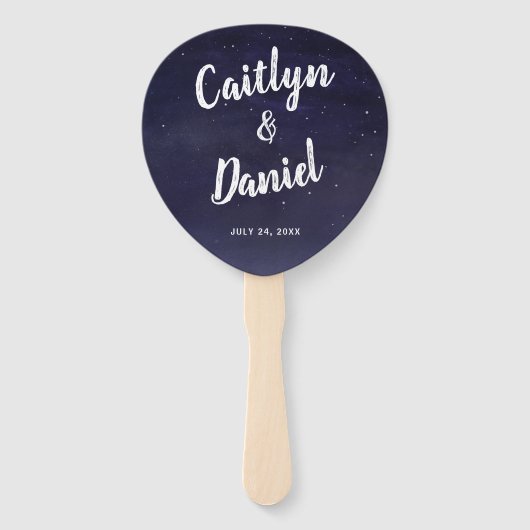 星空結婚の ハンドファン (正面)