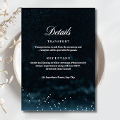 星空結婚夜の招待状 招待状