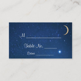 星空結婚夜座席表 プレイスカード