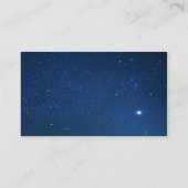 星空結婚夜座席表 プレイスカード (裏面)