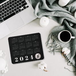 星空2024年カレンモノグラムのダー マウスパッド