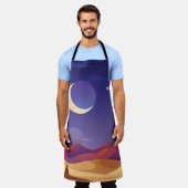 星空 エプロン (着用した状態)