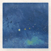 星空 ガラスコースター (正面)