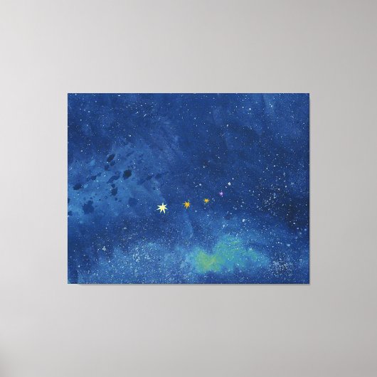 星空 キャンバスプリント (正面)