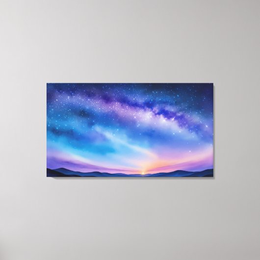 星空 キャンバスプリント (正面)