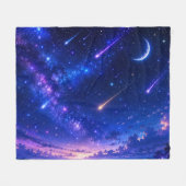 星空 フリースブランケット (正面(横))