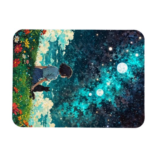 星空 マグネット (横)