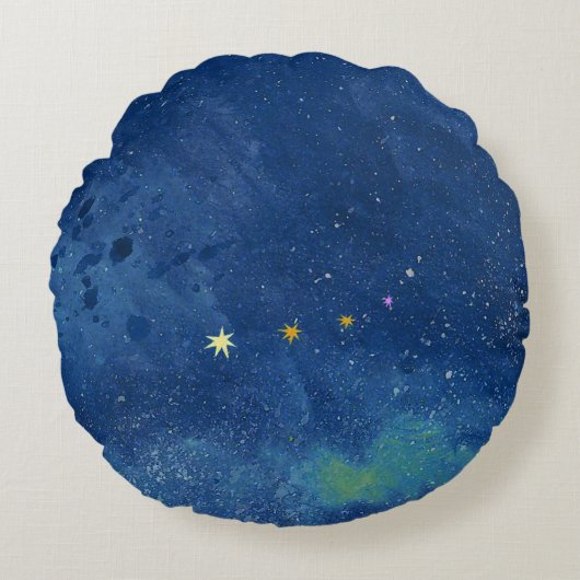 星空 ラウンドクッション (正面)