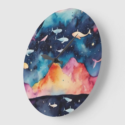 星空 ラージ壁時計 (傾斜)