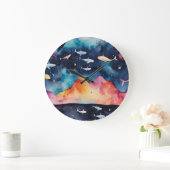 星空 ラージ壁時計 (ホーム)