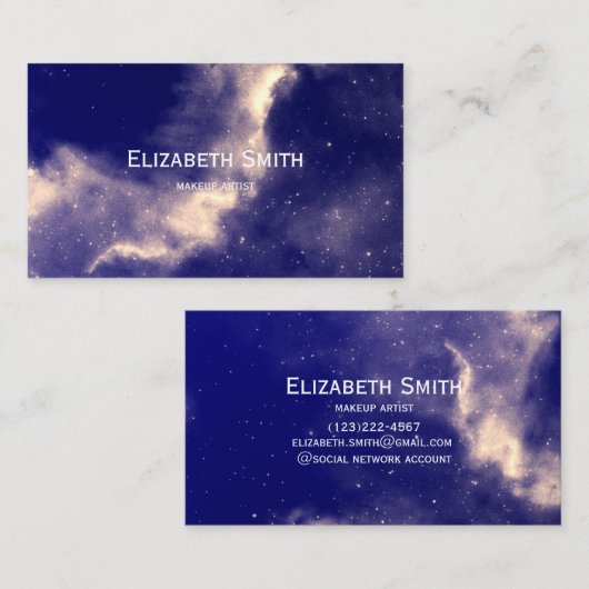 星空 名刺 (正面/裏面)