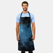 星空、天の川。 エプロン (着用した状態)