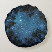 星空、天の川。 ラウンドクッション (裏面)