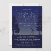 星空 | 天文学 観星パーティー 招待状 (正面)