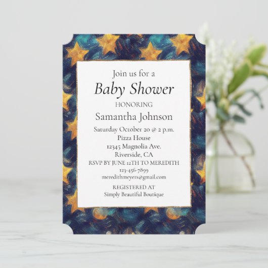 星空 招待状 (スタンド正面)